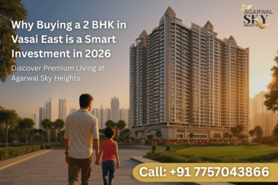 2 BHK flats in Vasai East